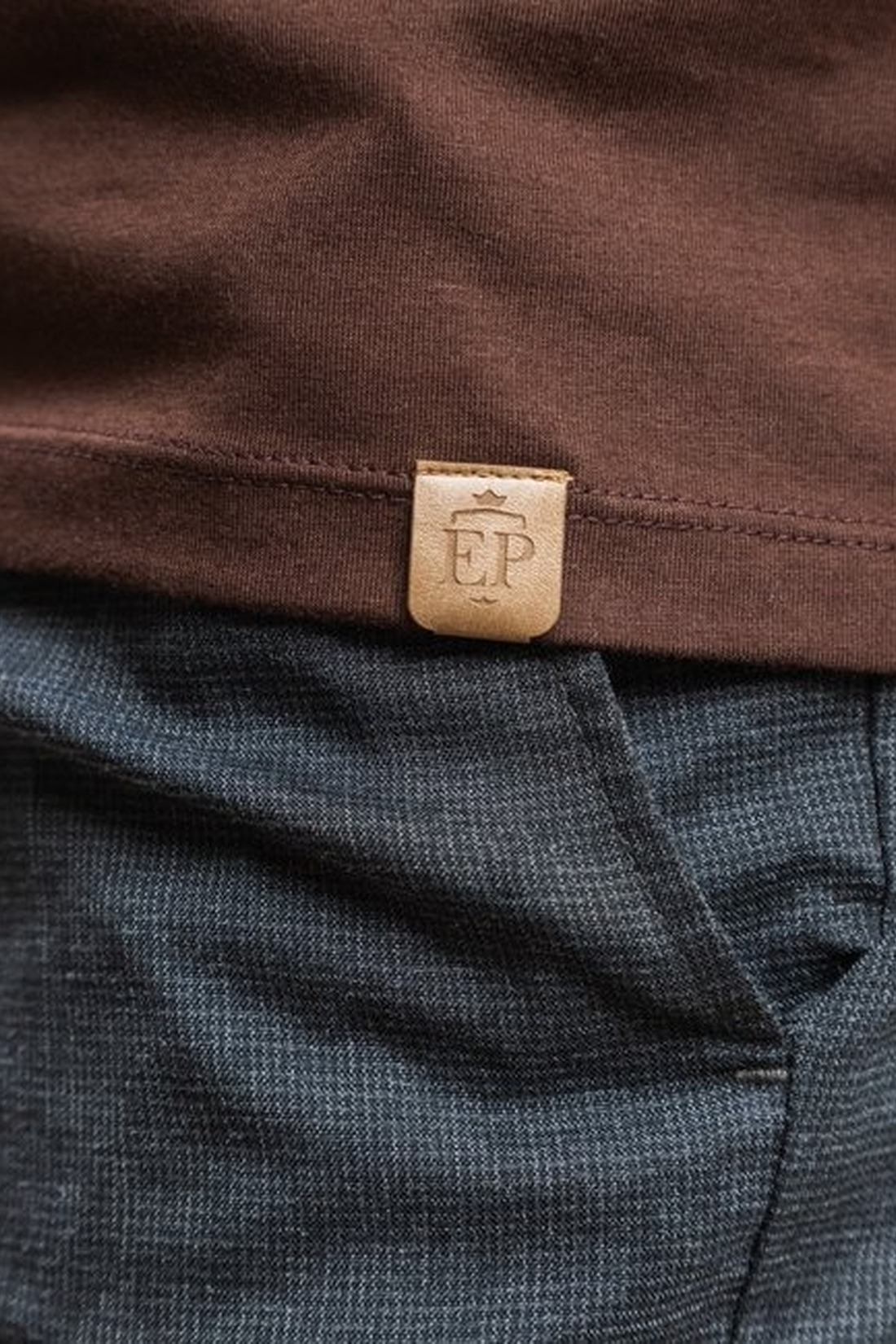 Camiseta Básica Marron EP 10 Anos