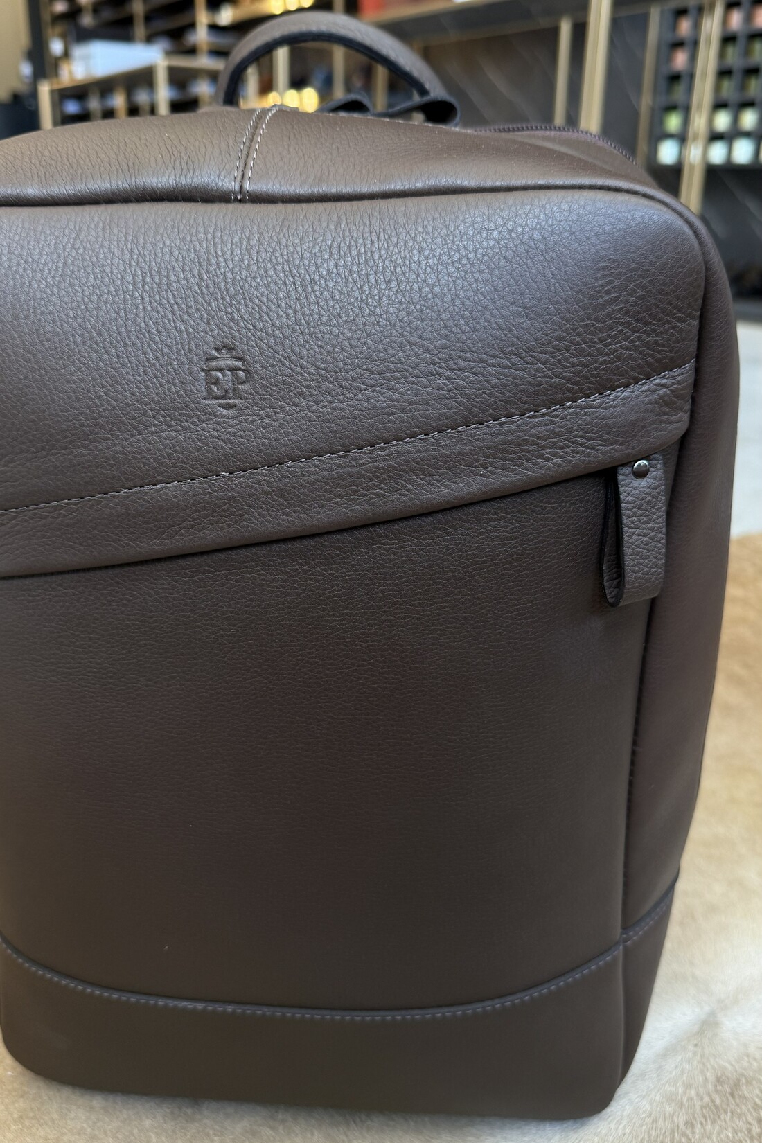 Mochila Executiva em Couro EP Luxo