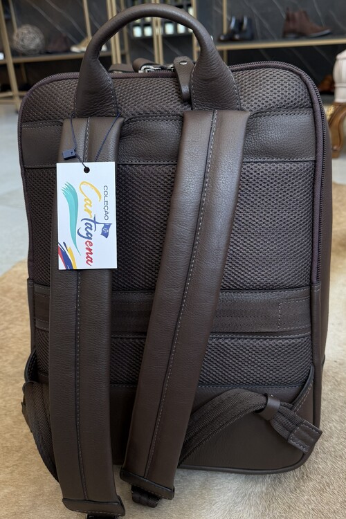 Mochila Executiva em Couro EP Luxo