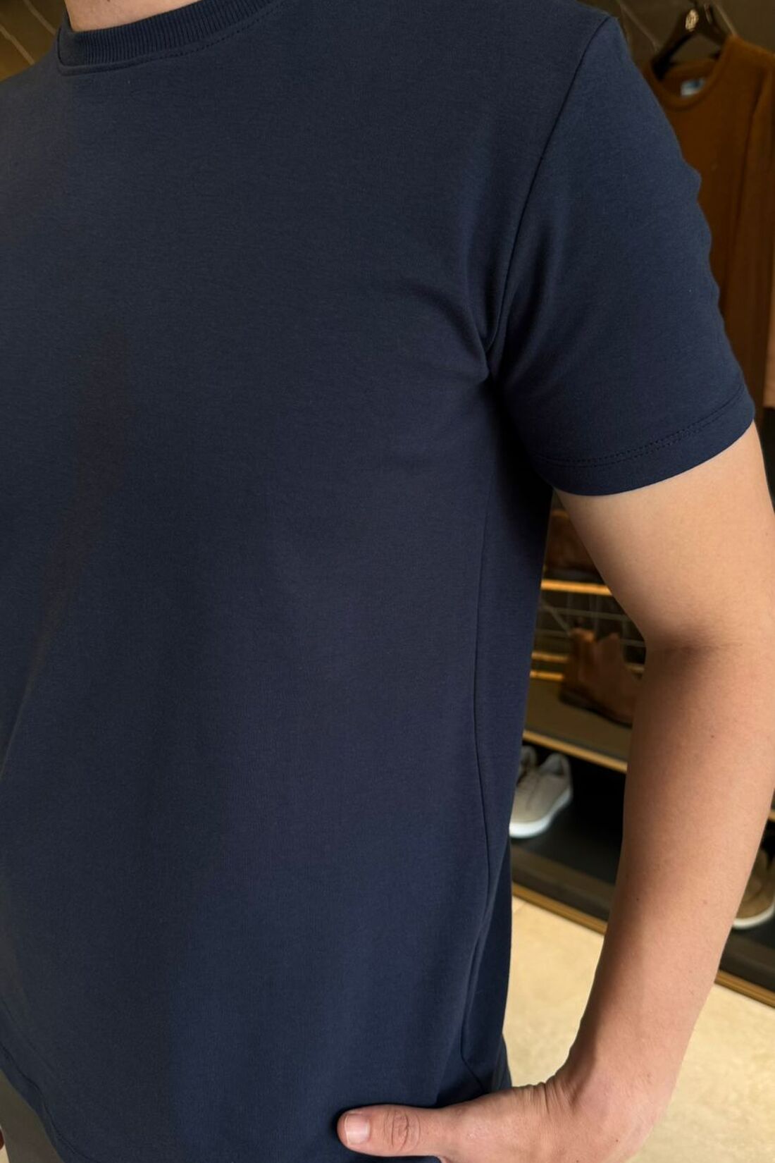 Camiseta Azul Marinho Cotton Alquimia