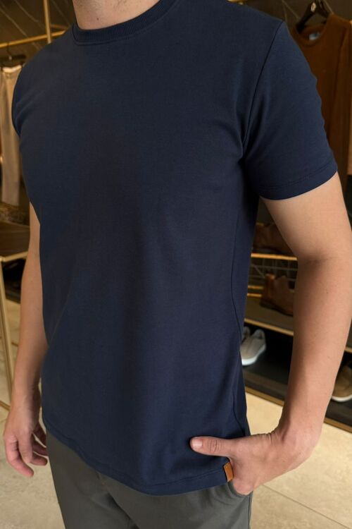 Camiseta Azul Marinho Cotton Alquimia