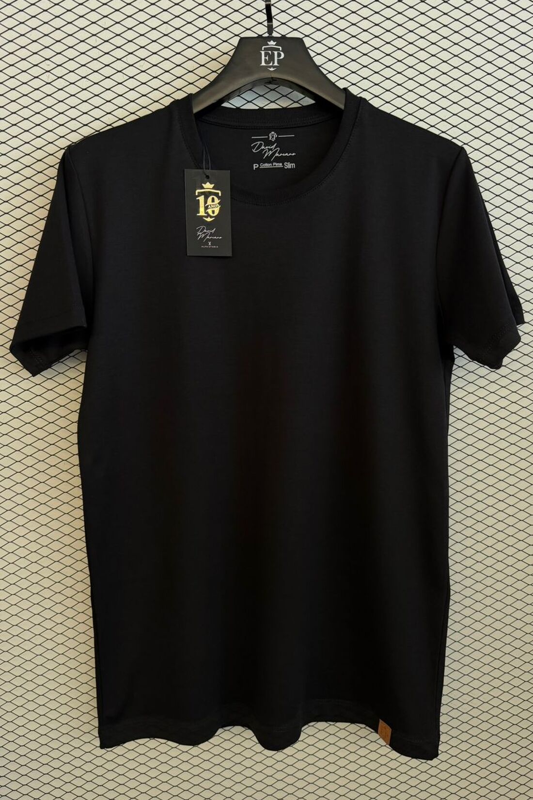 Camiseta Pima Cotton Interloque Preta