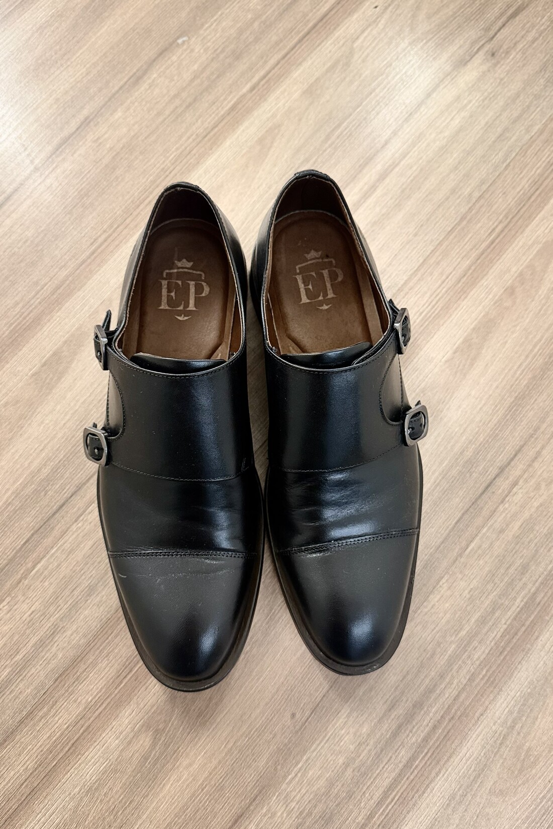 Monk Strap Marrom e Preto