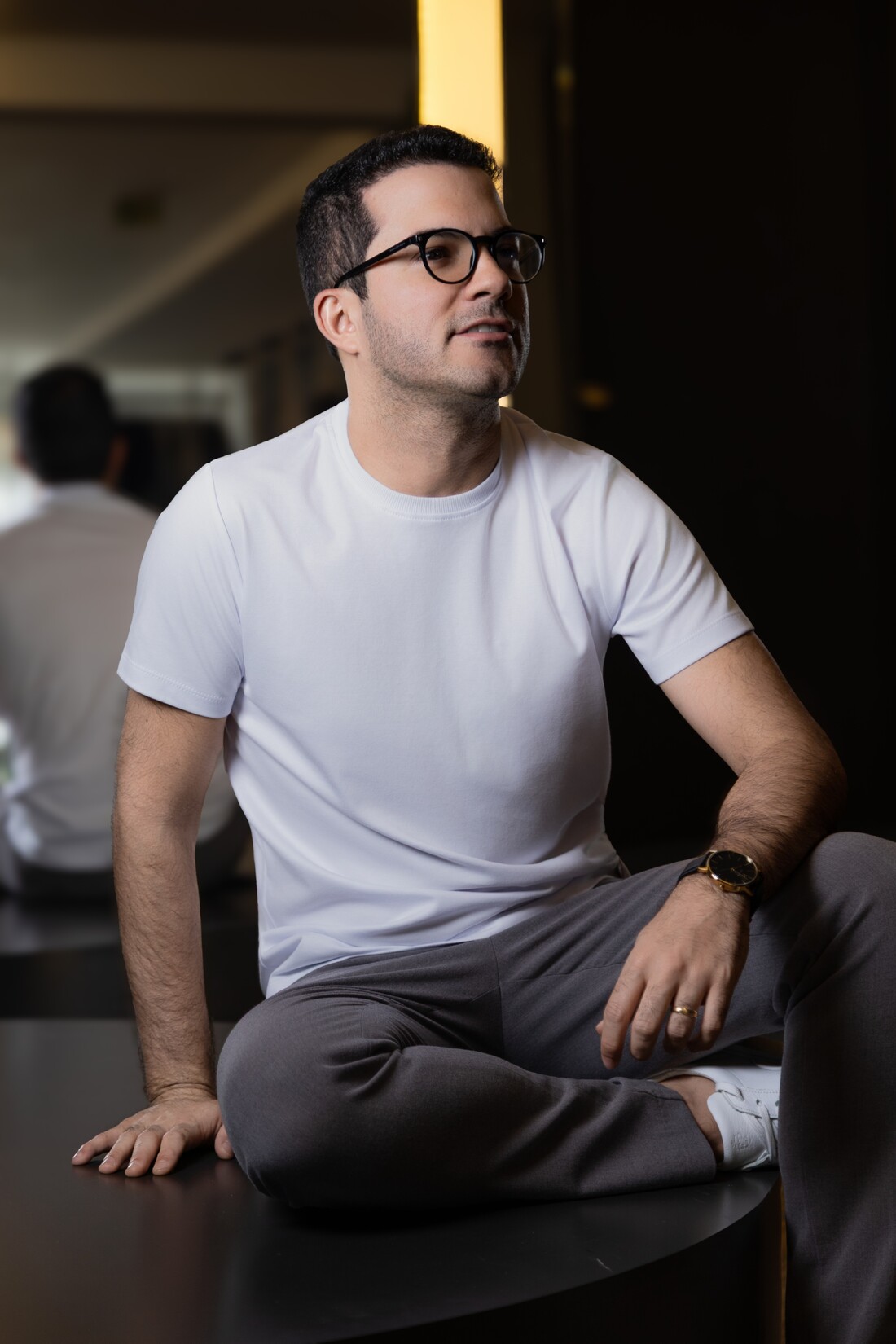 Coleção Infinito Camiseta Branca em Algodão Egípcio