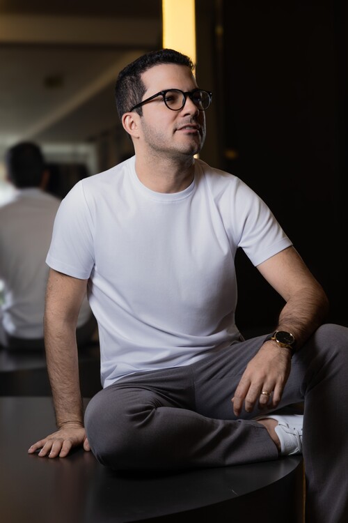 Coleção Infinito Camiseta Branca em Algodão Egípcio